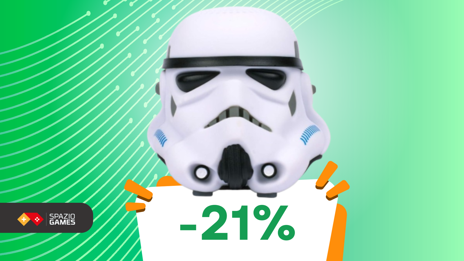 Suono stellare con questo mini altoparlante Stormtrooper!