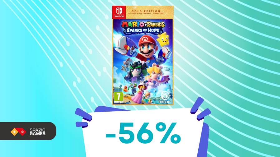 Immagine di Divertimento A PALATE con Mario+Rabbids Sparks Of Hope, oggi a meno di metà prezzo! (-56%)