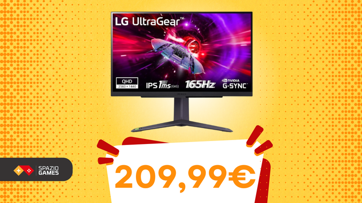 I videogiochi non sono mai stati così belli: LG 27GR75Q UltraGear oggi a un prezzo TOP!