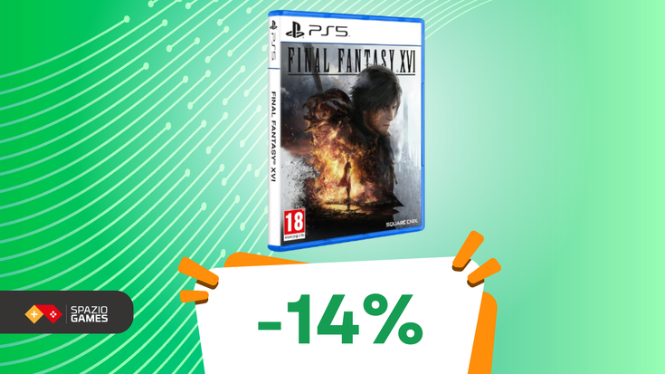 È il giorno perfetto per acquistare l'ultimo capitolo di Final Fantasy, oggi in SUPER SCONTO!