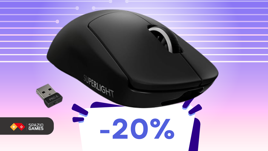 Immagine di Logitech G PRO X Superlight a 95€ perfetto per gli eSports!