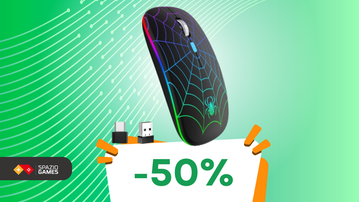 Questo mouse RGB ha uno stile e uno sconto pazzeschi!