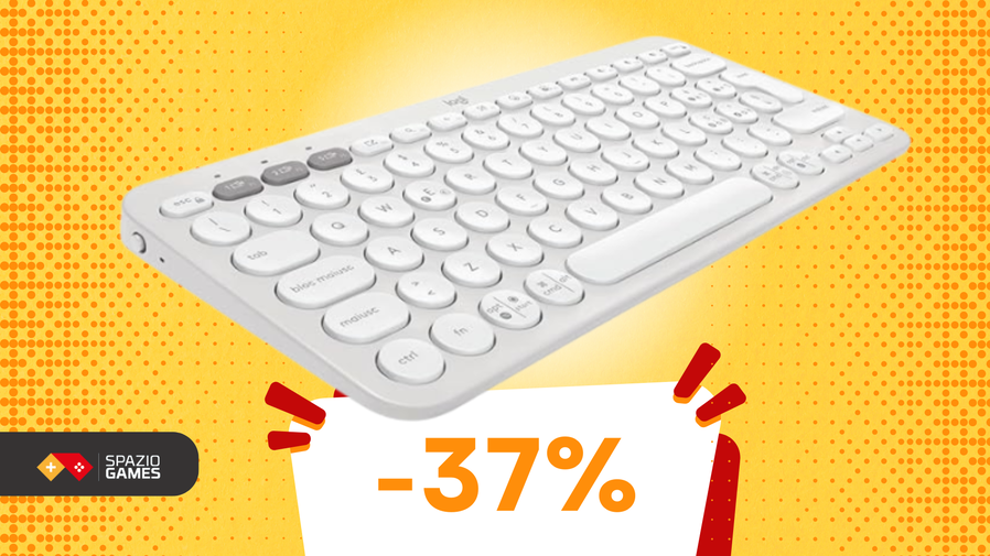 Immagine di Tastiera Logitech a 37€: multidispositivo e eco-friendly!