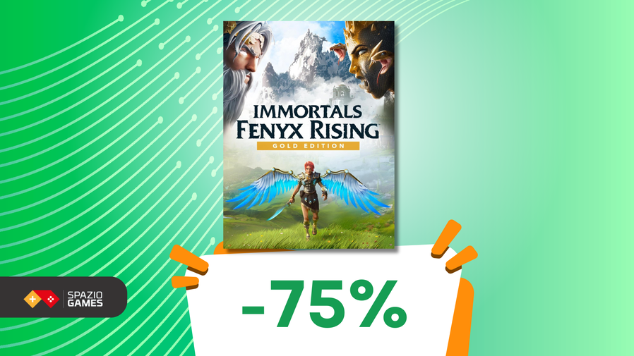 Immagine di Mitologia e commedia, con Immortals Fenyx Rising! Oggi a un prezzo SHOCK! (-75%)