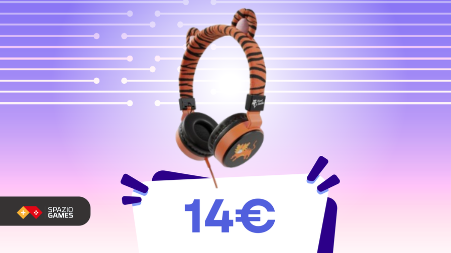 Immagine di Look da tigre per queste simpatiche cuffie per bambini!