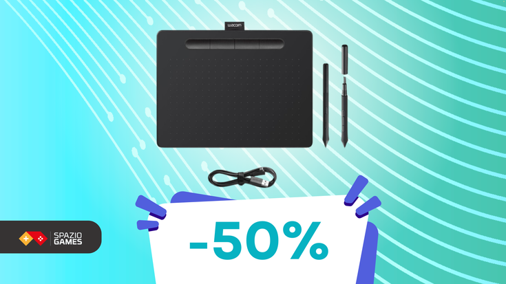 Si torna a scuola! Questa tavoletta grafica Wacom Intuos Medium oggi è SCONTATISSIMA! (-50%)