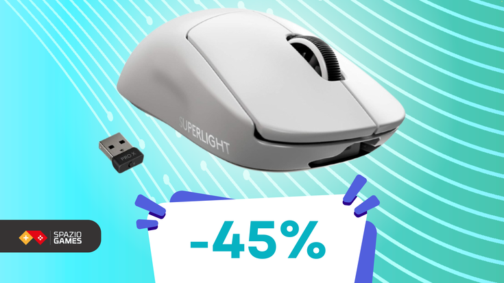 Il fantastico mouse da gaming Logitech G PRO X SUPERLIGHT è SCONTATO del 45%!