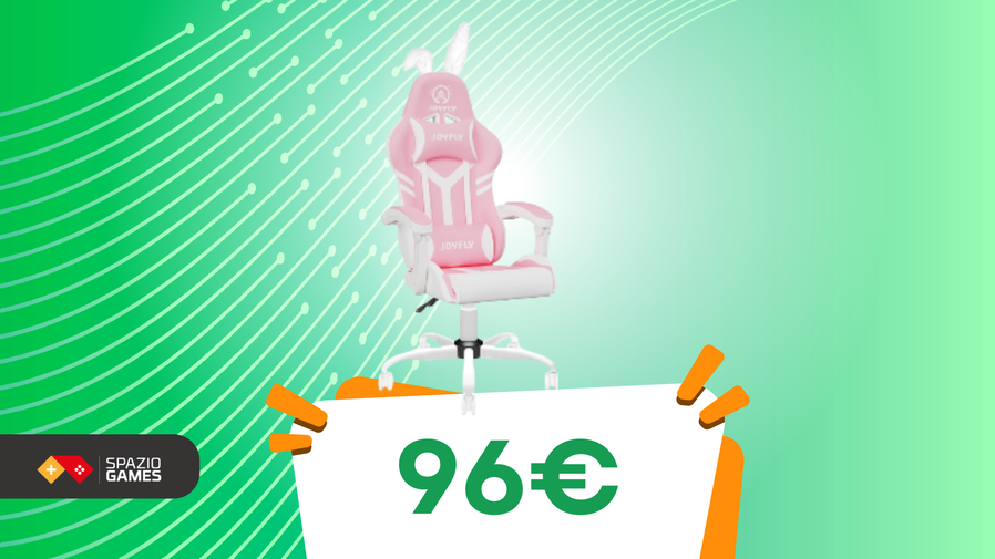 Immagine di Sedia da gaming Joyfly: comfort, stile e ORECCHIE a 96€!