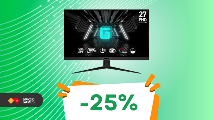 Un monitor gaming MSI a SOLI 149,99€?! Oggi è possibile, grazie ad Amazon!