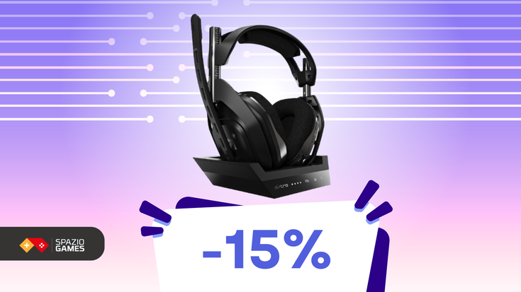 Un audio incredibile nei videogiochi con le cuffie ASTRO Gaming A50! (-15%)