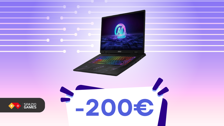 Immagine di Questo coloratissimo notebook gaming MSI è SCONTATO di 200€!