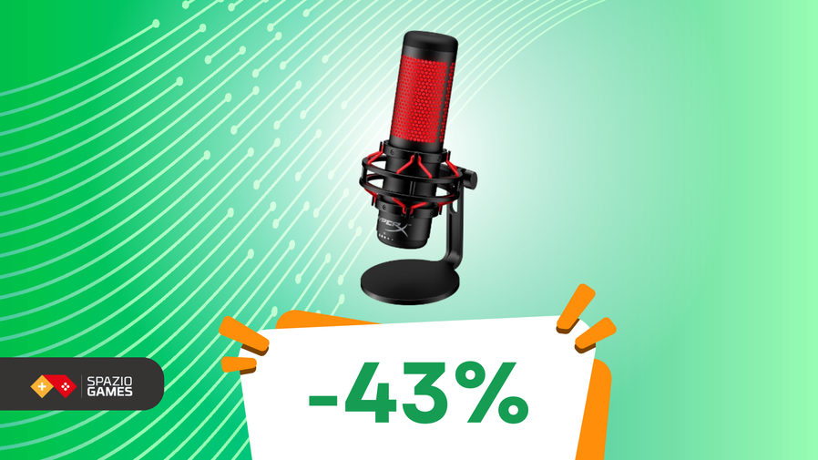 Immagine di Comunicazioni cristalline durante il gioco: il microfono HyperX QuadCast è SCONTATO del 43%!