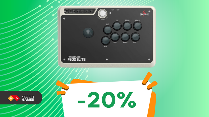 Questo arcade stick multipiattaforma oggi COSTA POCHISSIMO! (-20%)