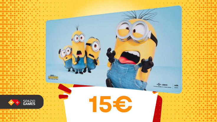 I simpatici Minions sul vostro tappetino da gaming XXL!