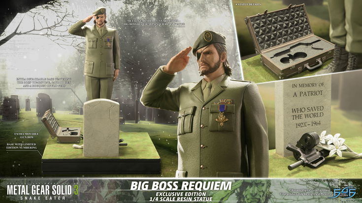 Arriva la statua definitiva di Metal Gear Solid 3 (ma vi costerà uno sproposito)