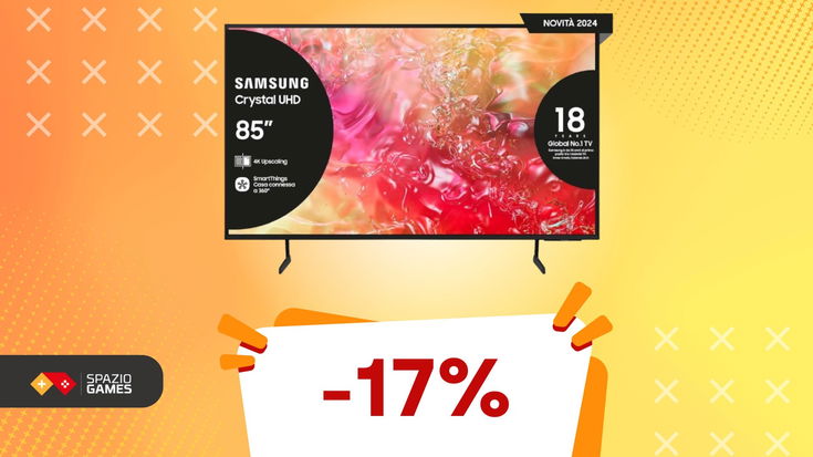 Sogni una TV da 85 pollici? Non lasciarti sfuggire questa occasione su Amazon!