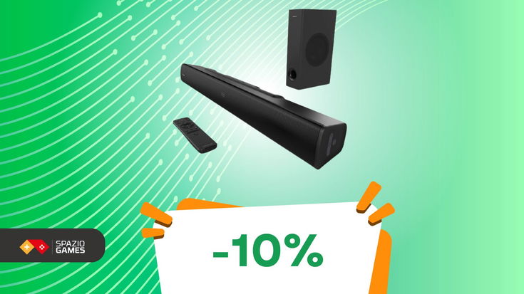 Trasforma la resa sonora del tuo salotto con questa soundbar, oggi con uno SPECIALE SCONTO!