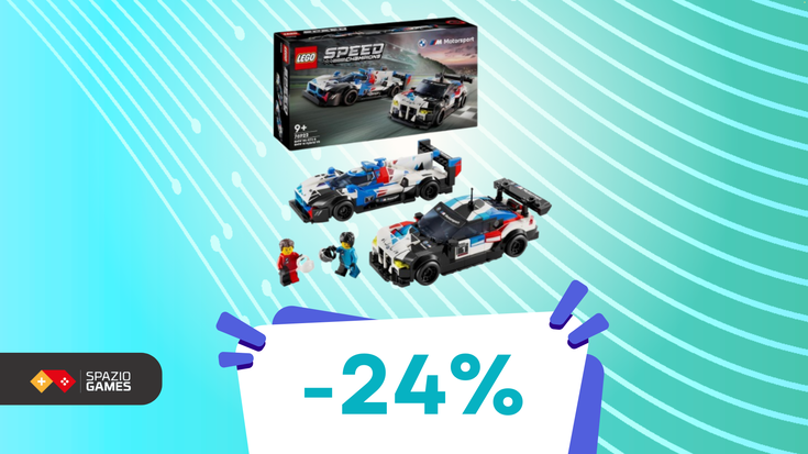 Fan delle auto da corsa e dei mattoncini LEGO, questa SUPER OFFERTA fa al caso vostro!