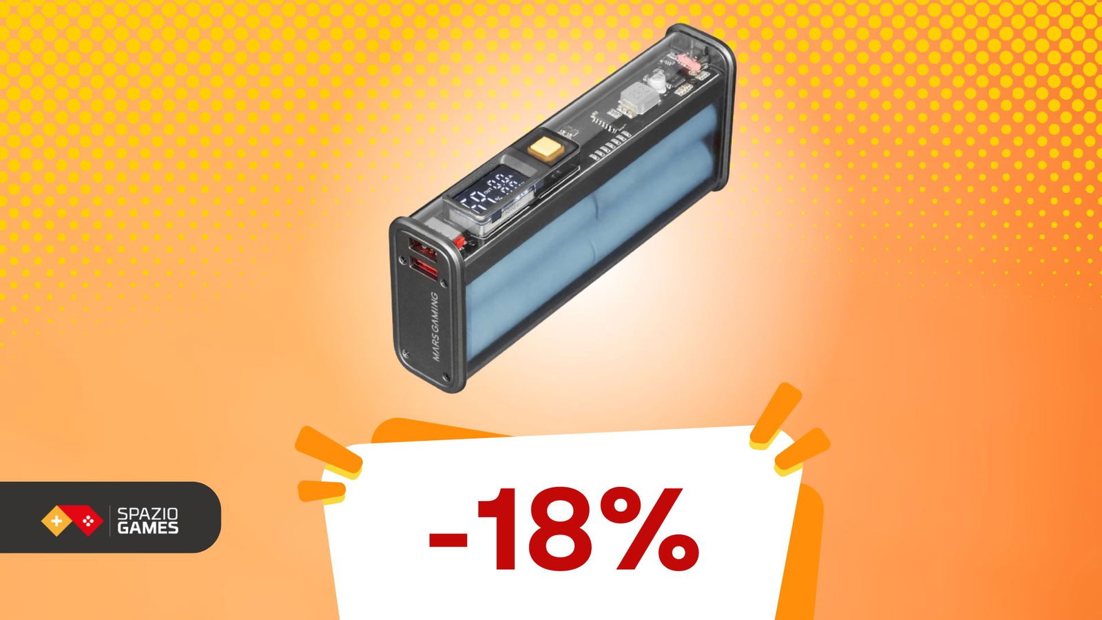 Non restare mai senza energia con questa capiente powerbank, ora in SCONTO! -18%