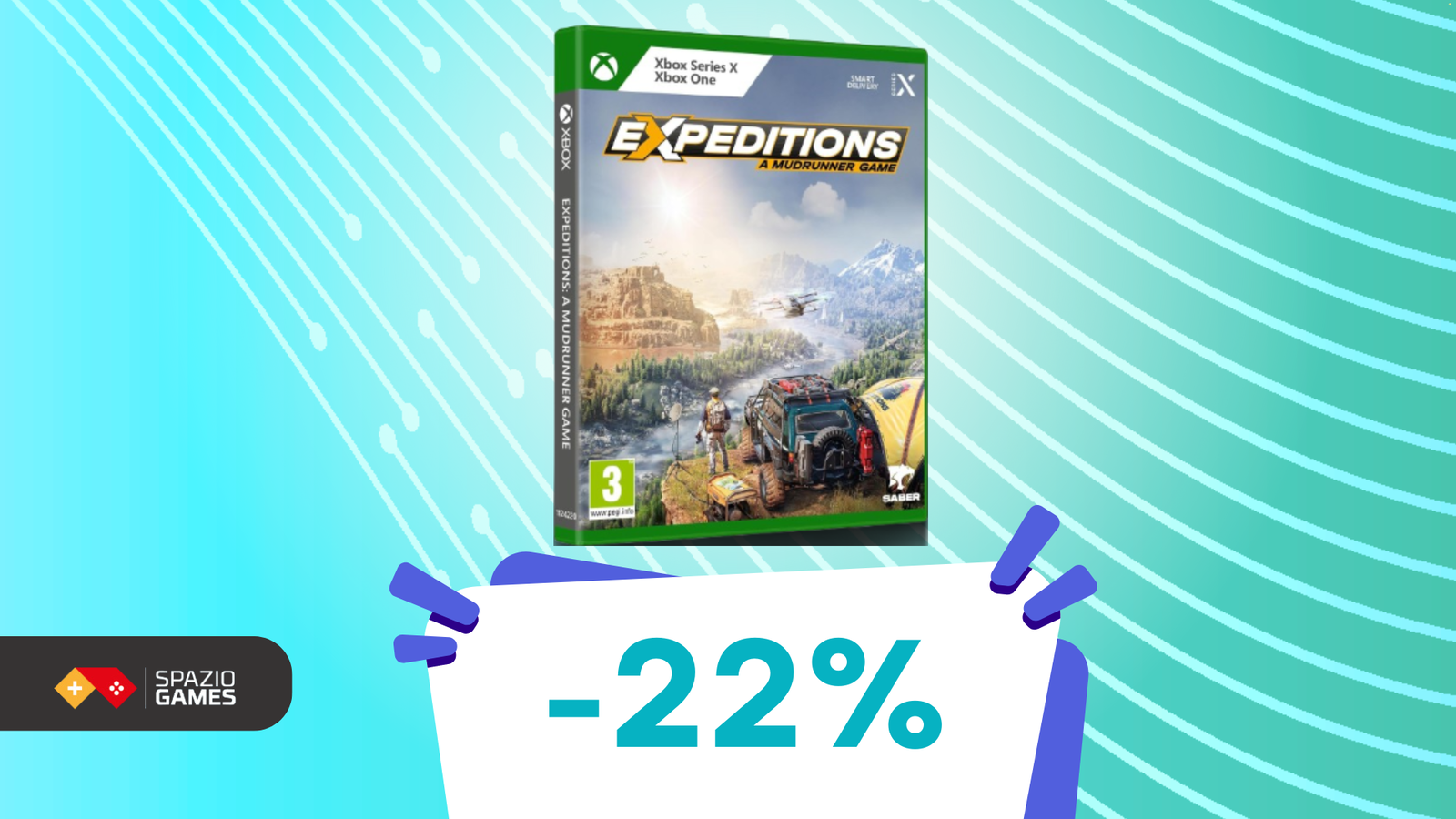 Expeditions: A MudRunner Game per Xbox oggi COSTA POCHISSIMO!(-32%)