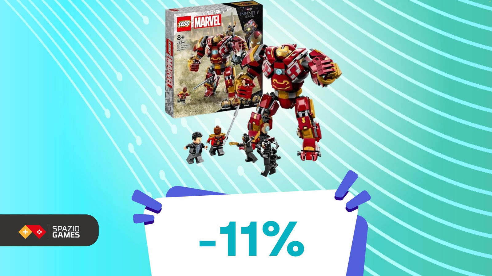 Le epiche battaglie Marvel nelle tue mani con questo set LEGO in SCONTO! -11%