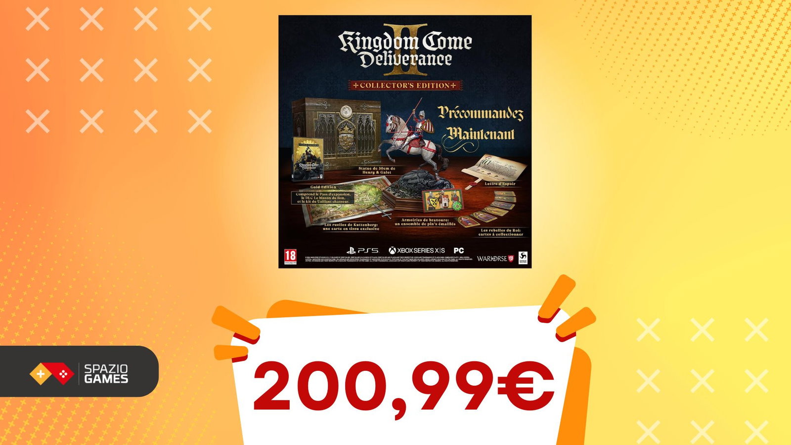 Kingdom Come: Deliverance II, la Collector's Edition arriva finalmente su Amazon!