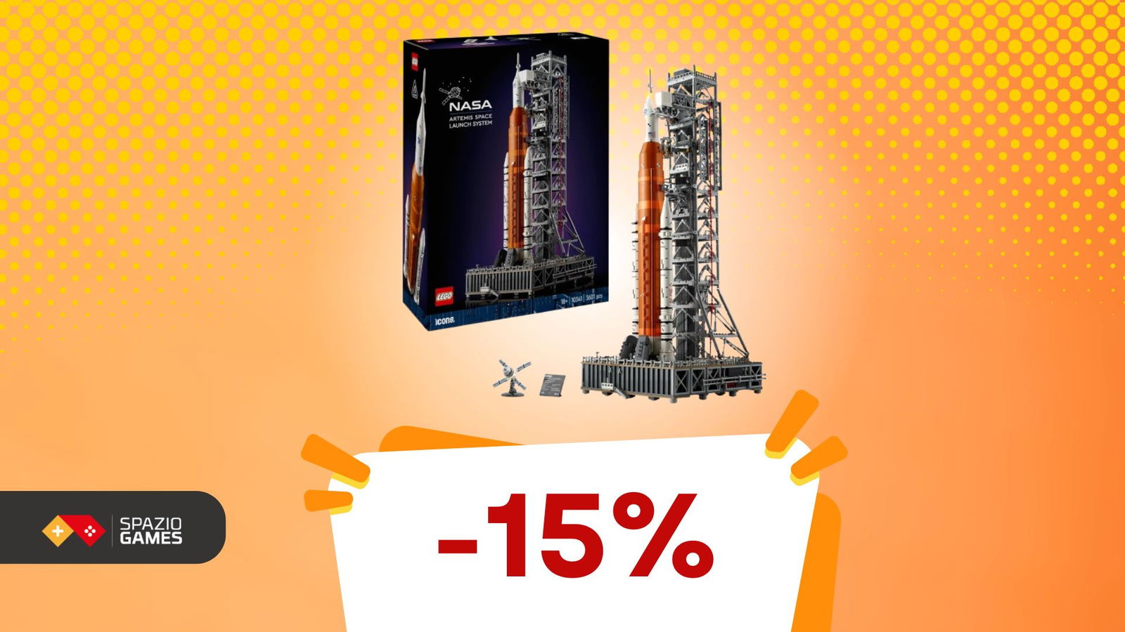 LEGO NASA Artemis: costruisci la tua missione lunare con il 15% di SCONTO!