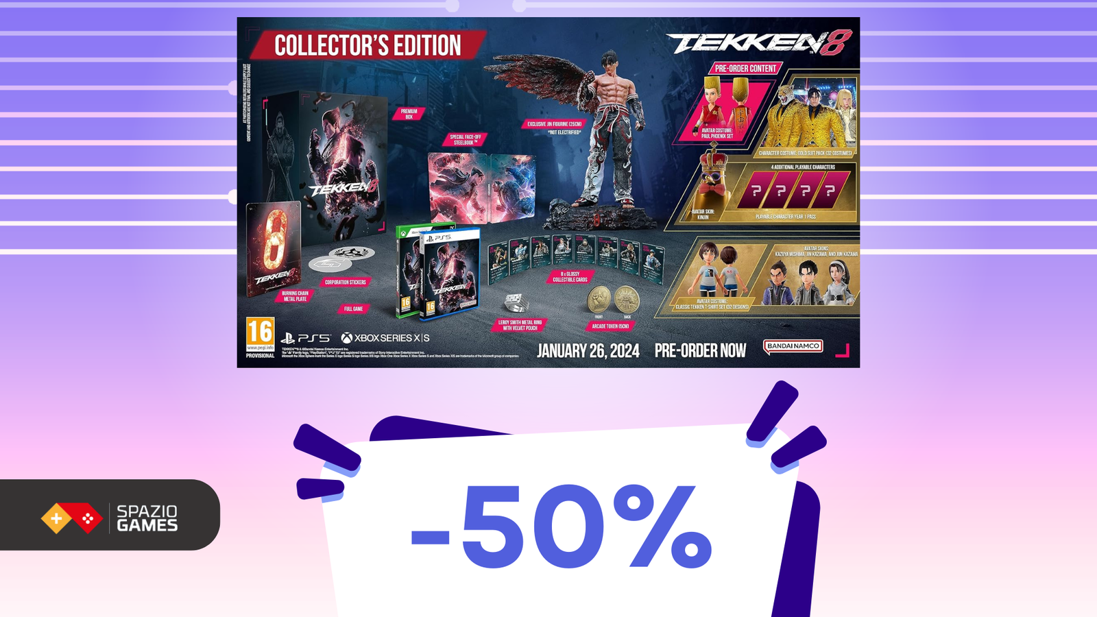 La Collector's Edition di Tekken 8 è solo per I VERI FAN! Oggi a METÀ PREZZO!