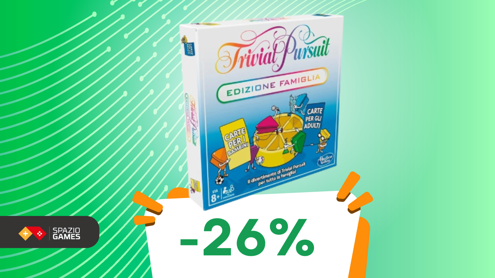 Trivial Pursuit edizione famiglia a 36€: divertimento per tutti!