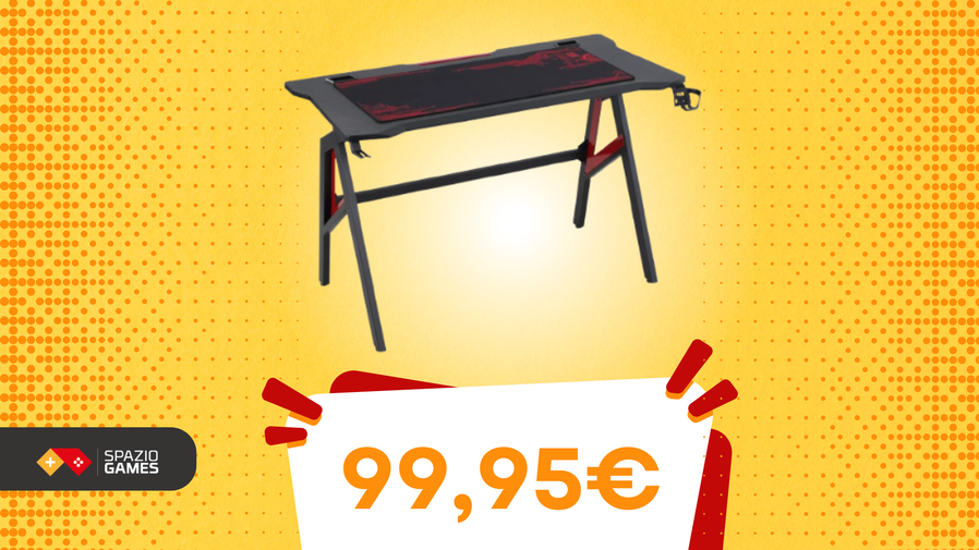 Immagine di Questa scrivania da gaming HOMCOM è la più economica sul mercato! (99,95€)