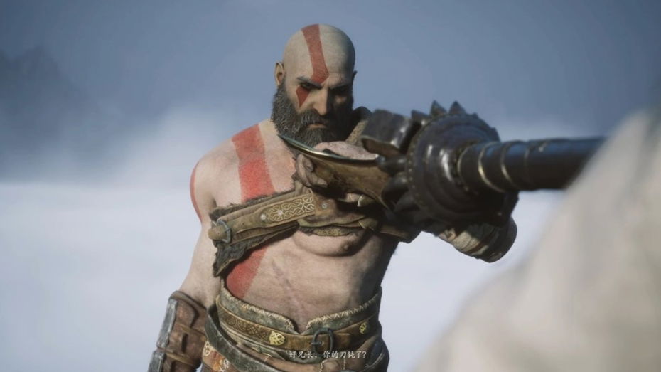 Immagine di Kratos di God of War giocabile in Black Myth Wukong