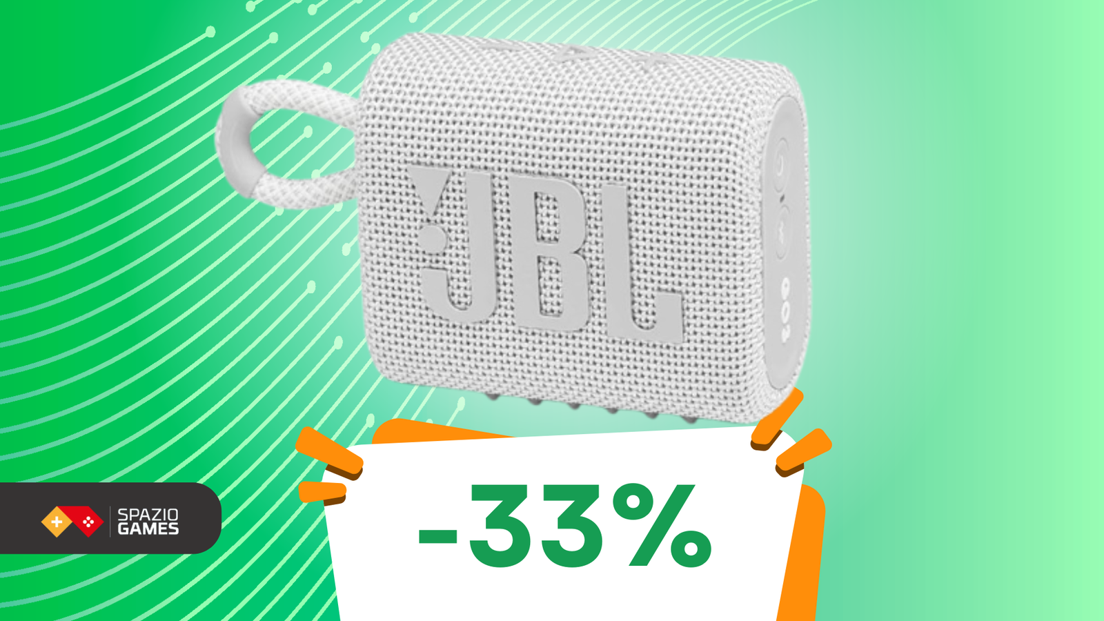 Speaker JBL GO 3: design compatto e suono potente a 30€!