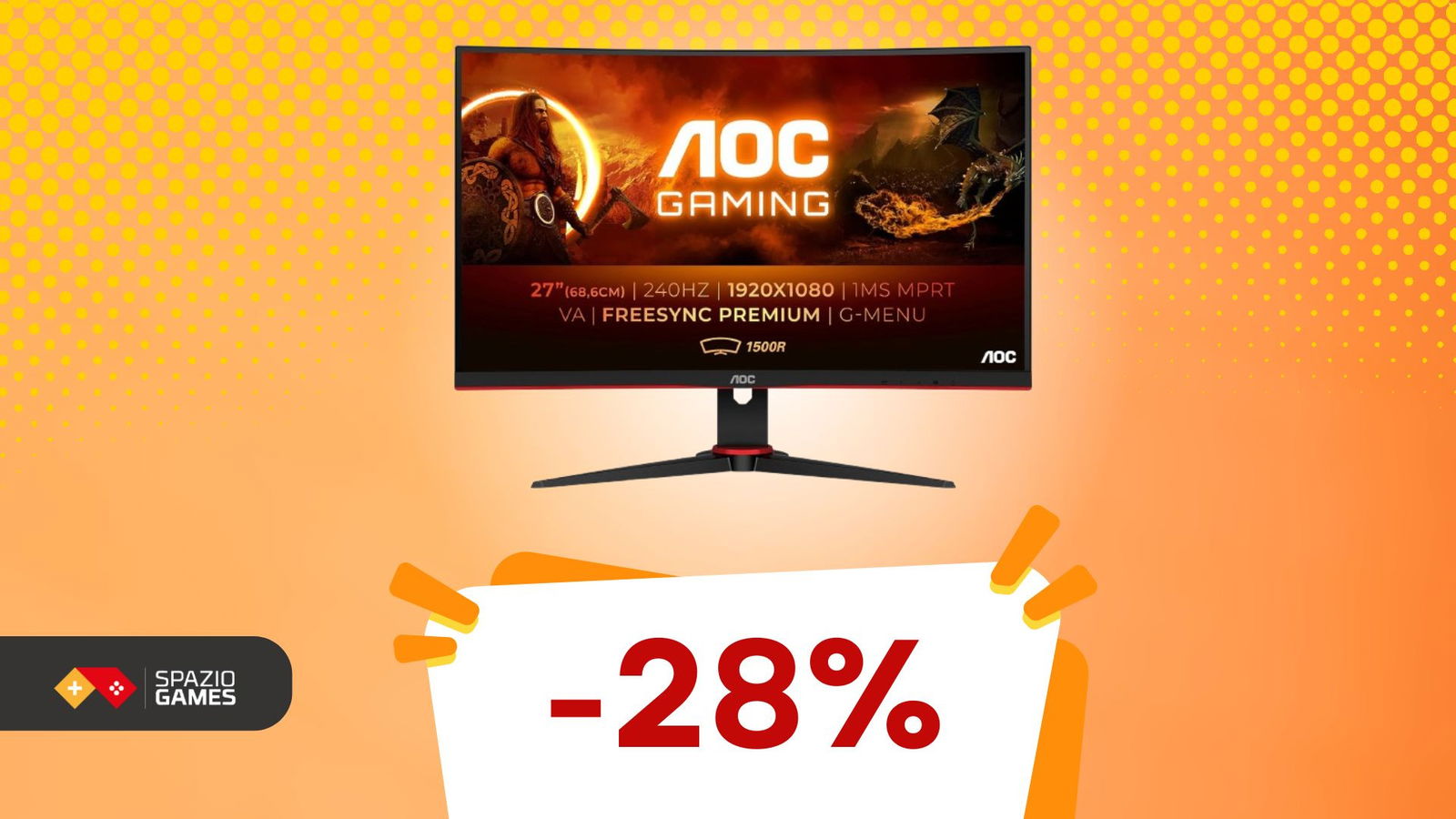 Un monitor curvo a MENO DI 150€? È ora di migliorare le tue prestazioni di gioco!