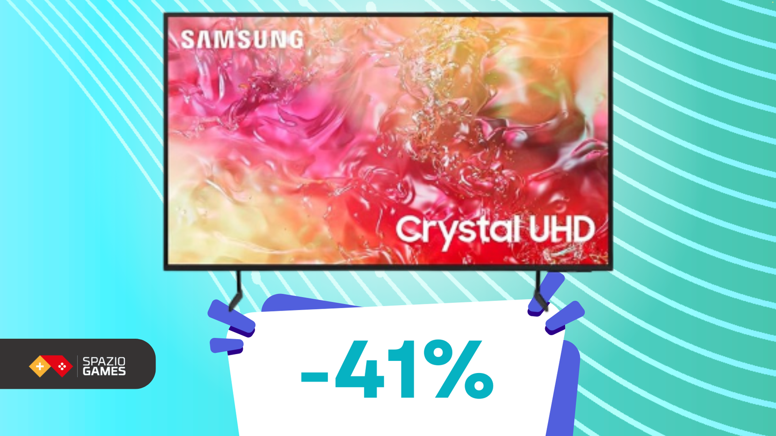 Smart TV Samsung Crystal UHD 55": oggi per voi a soli 413€!