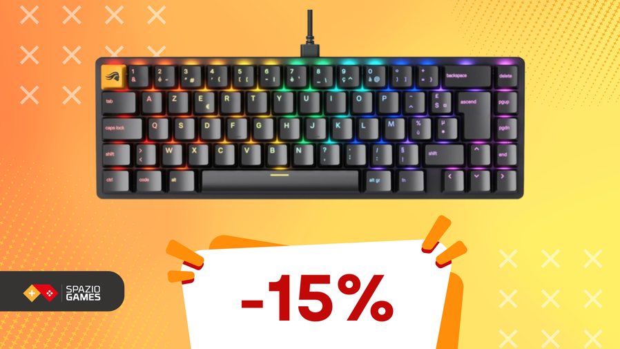 Immagine di Una tastiera colorata, compatta e personalizzabile? Glorious Gaming GMMK 2 Compact oggi COSTA POCHISSIMO!