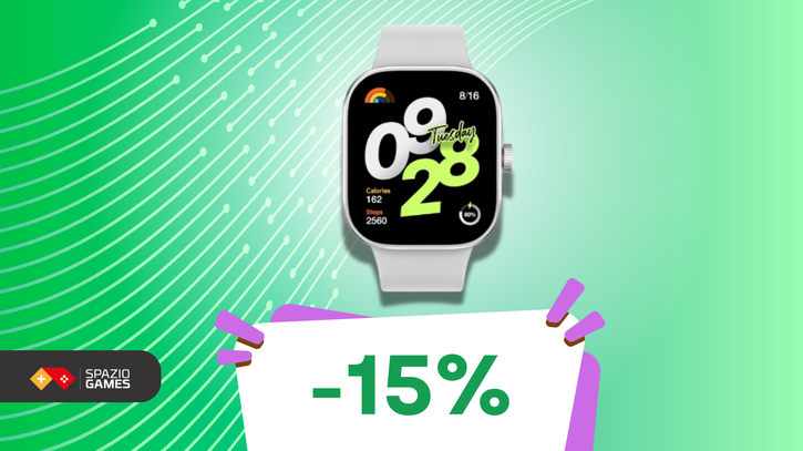 Immagine di Sport e gestione delle notifiche: Xiaomi Redmi Watch 4 oggi è in SUPER OFFERTA! (-15%)