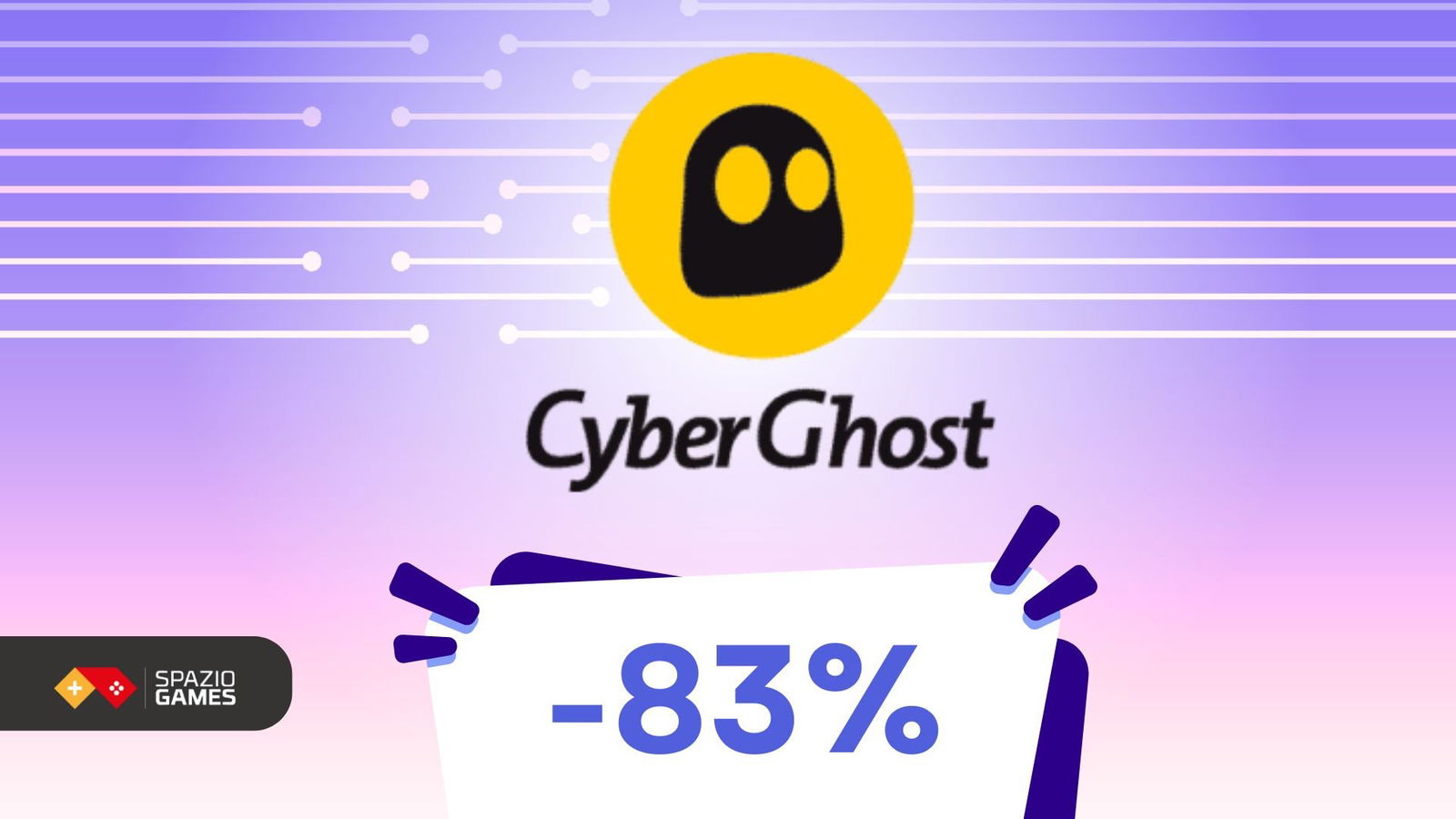 CyberGhost VPN in offerta: 83% di sconto per proteggere la tua rete!