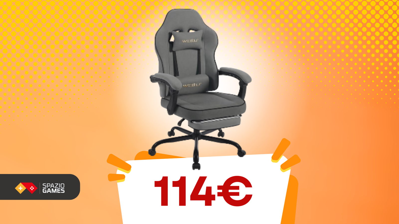 Sedia da gaming Woltu: ergonomica, stilosa e in OFFERTA!