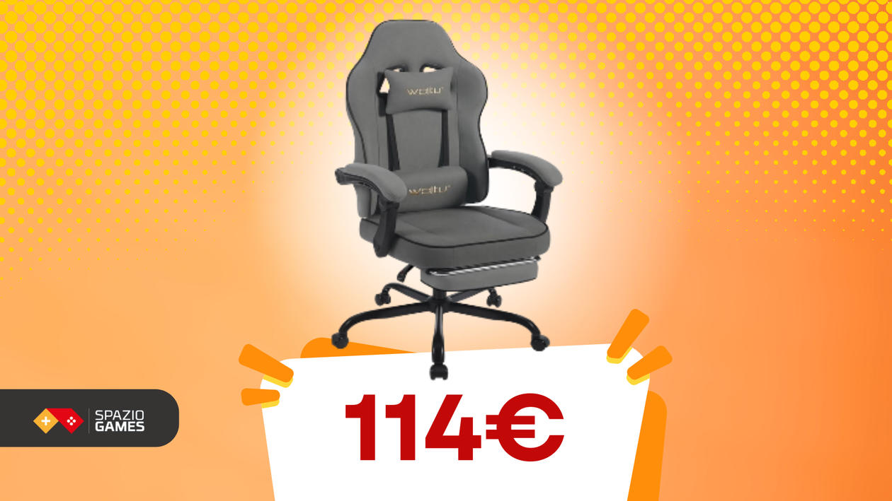 Immagine di Sedia da gaming Woltu: ergonomica, stilosa e in OFFERTA!