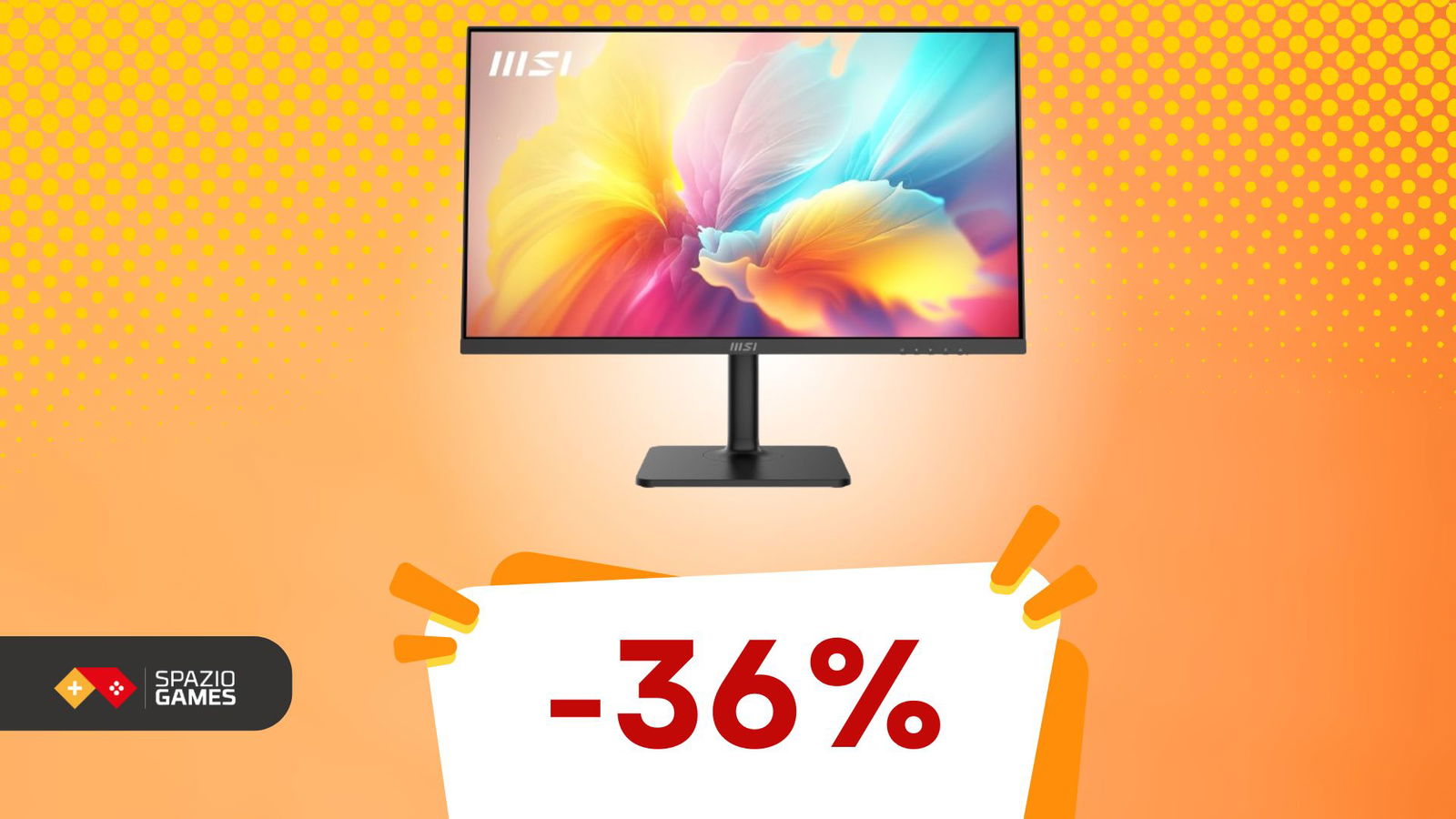 Monitor gaming MSI 27" WQHD con uno SCONTO del 36%: non lasciartelo scappare!