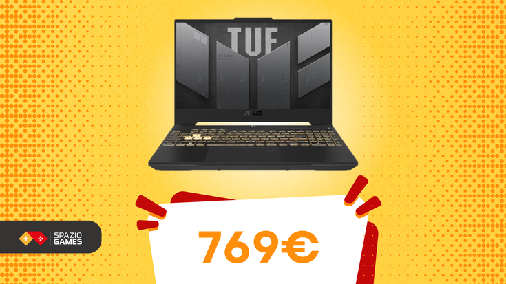 I videogiochi non sono mai stati così belli: ASUS TUF Gaming F15 in OFFERTA a soli 769€!