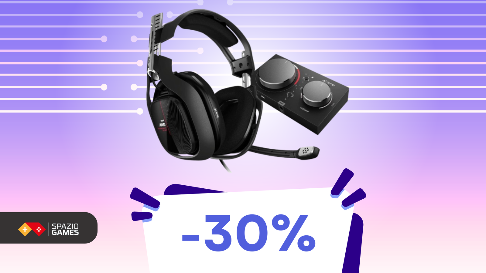 Queste cuffie da gaming con scheda audio USB offrono uno SCONTO DEL 30%!