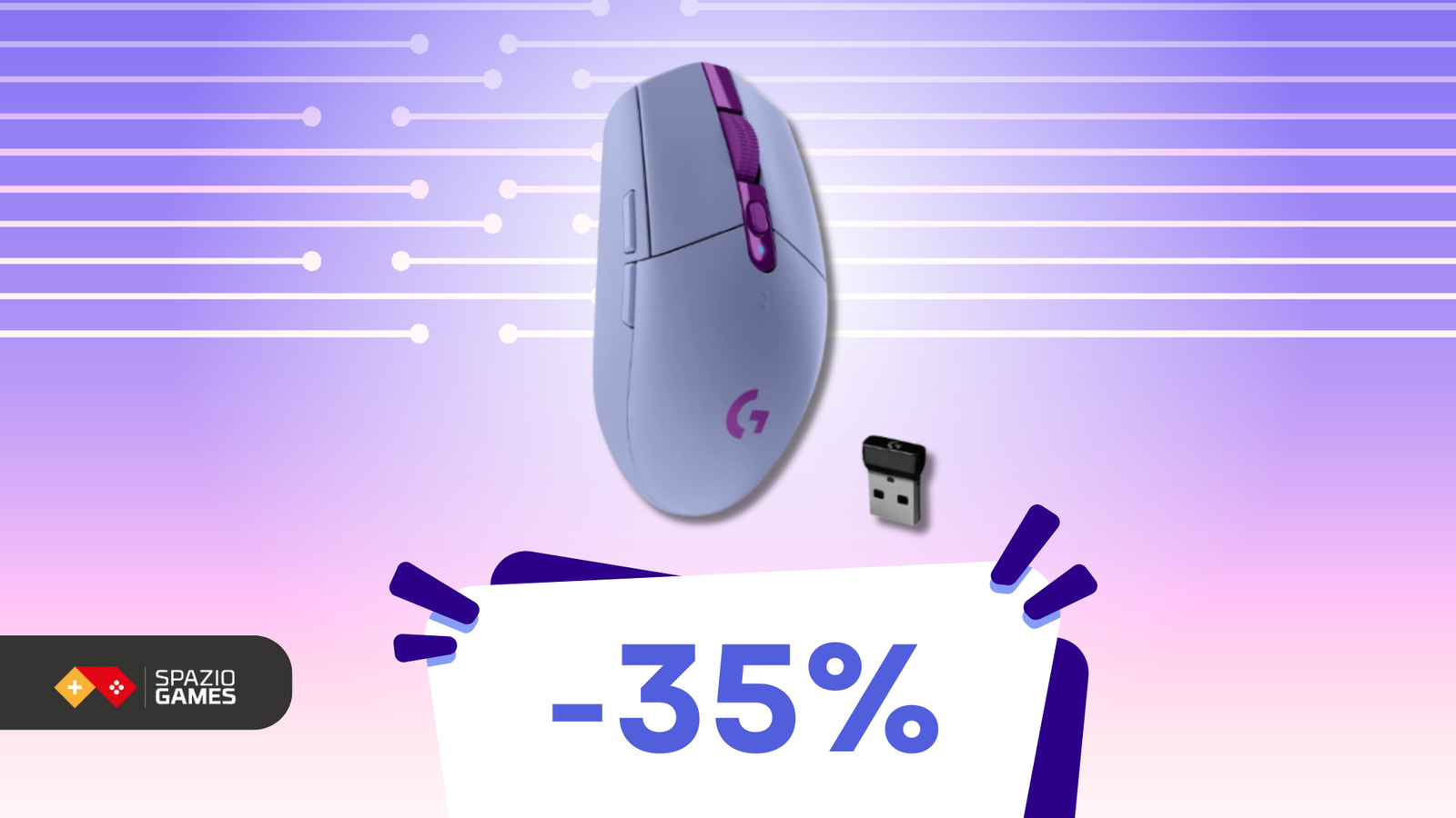 Questo mouse da gaming Logitech è STUPENDO e COSTA POCO! (-35%)