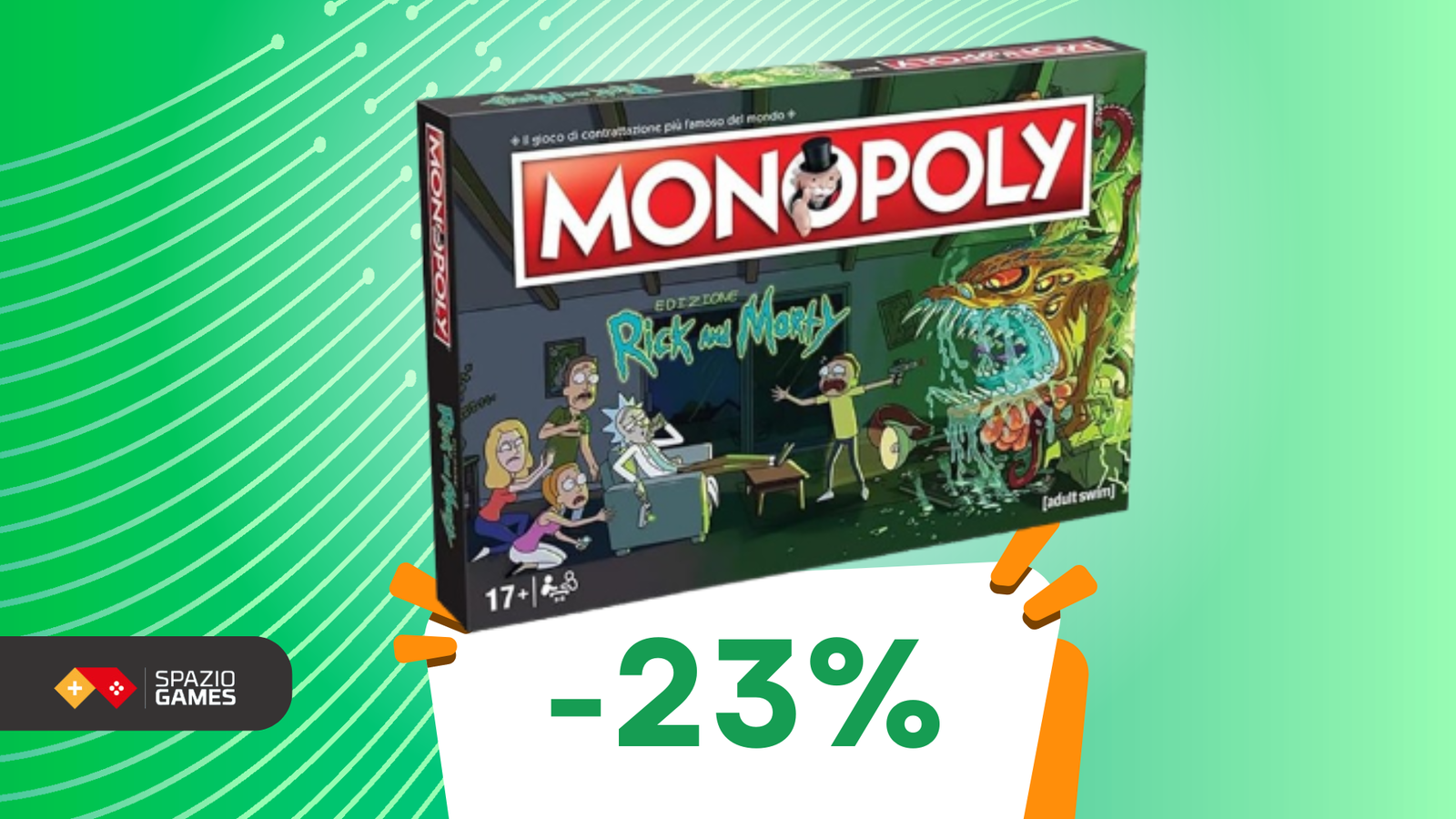 Monopoly Rick and Morty: l'avventura interdimensionale a 31€!