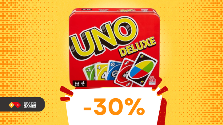 Immagine di UNO Deluxe a soli 18€: impossibile smettere di giocare!