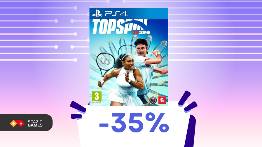 Immagine di TopSpin 2K25 per PS4 a 46€: diventate una leggenda del tennis!