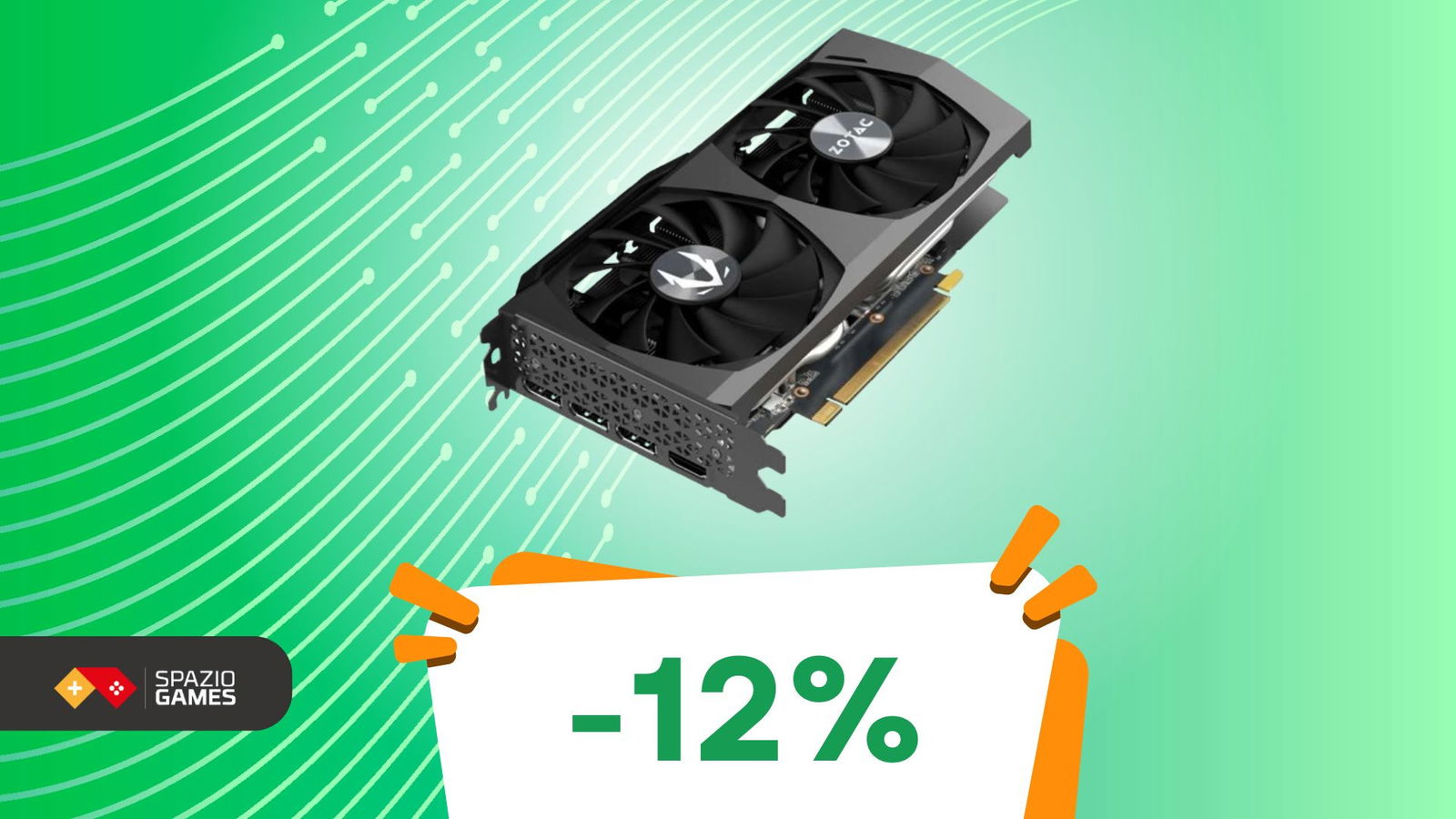 Zotac RTX 3060: acquistala subito a PREZZO SCONTATO! -12%