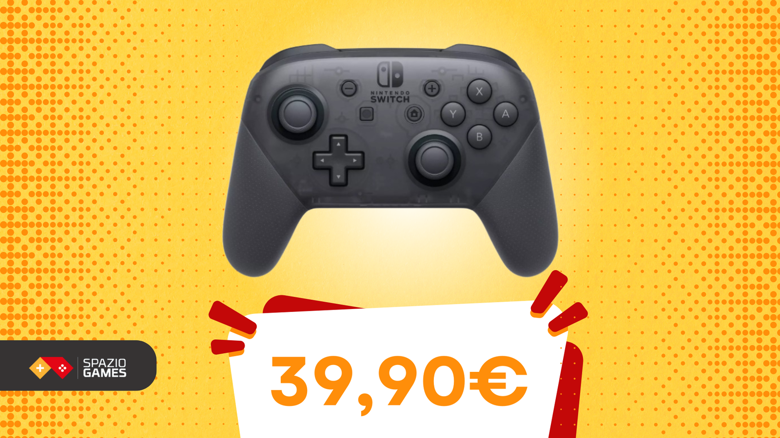 Giocare su Switch non è mai stato così bello: Nintendo Switch Pro Controller oggi COSTA SOLO 39,90€!