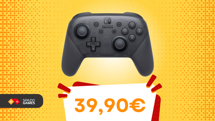 Immagine di Giocare su Switch non è mai stato così bello: Nintendo Switch Pro Controller oggi COSTA SOLO 39,90€!