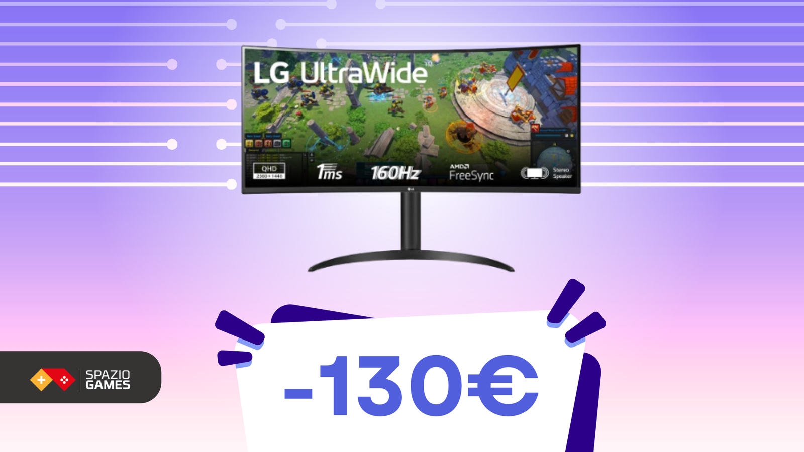 Questo monitor gaming LG è FANTASTICO e SCONTATO di 130€!